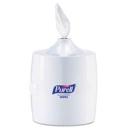 PURELL Hand Sanitizer Wipes Wall Mount Dispenser, 1,200/1,500 Wipe Capacity, 13.3 x 11 x 10.88, White 9019-01